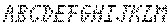 ABCConnectMono FlatItalic Font UPPERCASE