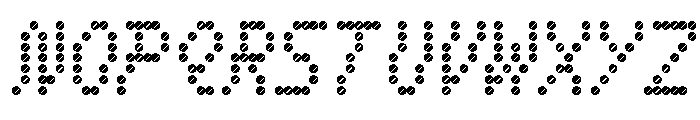 ABCConnectMono FlatItalic Font UPPERCASE