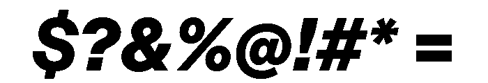 ABCDiatype BlackItalic Font OTHER CHARS