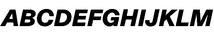ABCDiatype BlackItalic Font UPPERCASE