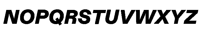 ABCDiatype BlackItalic Font UPPERCASE