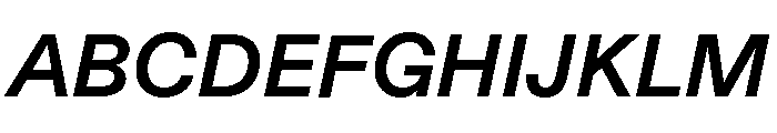 ABCDiatype BoldItalic Font UPPERCASE