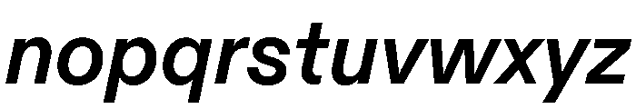 ABCDiatype BoldItalic Font LOWERCASE