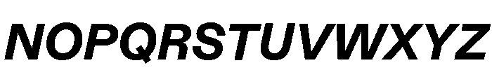 ABCDiatype HeavyItalic Font UPPERCASE