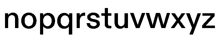 ABCDiatype Medium Font LOWERCASE