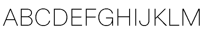 ABCDiatype Thin Font UPPERCASE