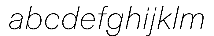 ABCDiatype ThinItalic FONT
