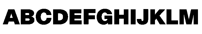 ABCDiatype Ultra Font UPPERCASE