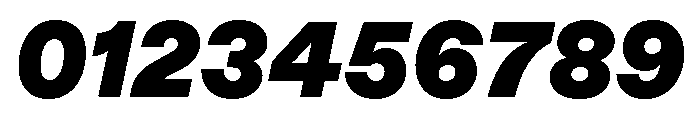 ABCDiatype UltraItalic Font OTHER CHARS