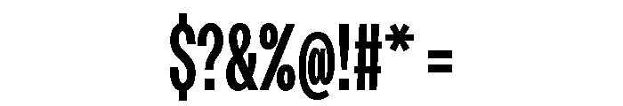ABCDiatypeCompressed Bold Font OTHER CHARS