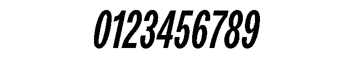 ABCDiatypeCompressed BoldItalic Font OTHER CHARS