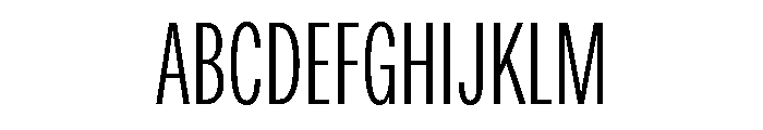 ABCDiatypeCompressed Light Font UPPERCASE