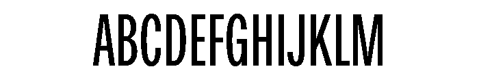 ABCDiatypeCompressed Medium Font UPPERCASE
