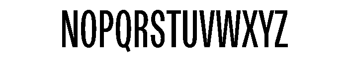 ABCDiatypeCompressed Medium Font UPPERCASE