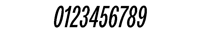 ABCDiatypeCompressed MediumItalic Font OTHER CHARS