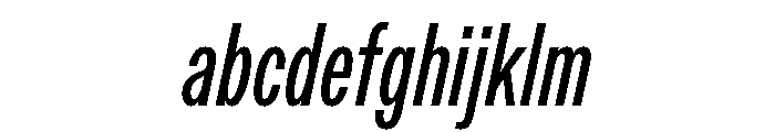 ABCDiatypeCompressed MediumItalic FONT