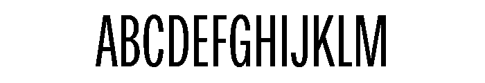 ABCDiatypeCompressed Regular Font UPPERCASE