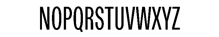 ABCDiatypeCompressed Regular Font UPPERCASE