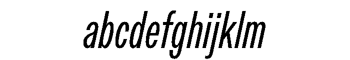 ABCDiatypeCompressed RegularItalic FONT
