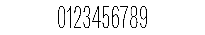 ABCDiatypeCompressed Thin Font OTHER CHARS