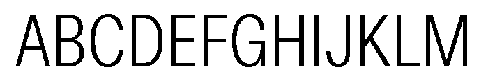 ABCDiatypeCondensed Light Font UPPERCASE