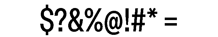 ABCDiatypeCondensed Medium Font OTHER CHARS