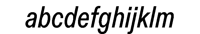 ABCDiatypeCondensed MediumItalic FONT