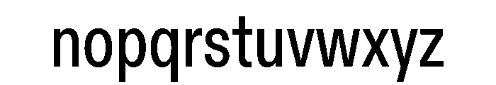 ABCDiatypeCondensed Medium Font LOWERCASE