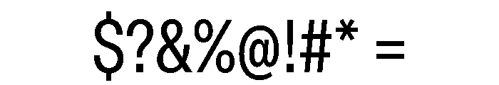 ABCDiatypeCondensed Regular Font OTHER CHARS