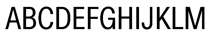ABCDiatypeCondensed Regular Font UPPERCASE