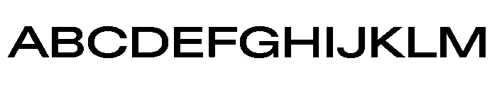 ABCDiatypeExpanded Bold Font UPPERCASE