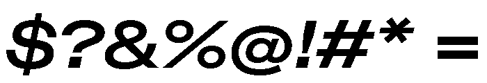 ABCDiatypeExpanded BoldItalic Font OTHER CHARS