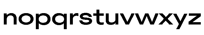 ABCDiatypeExpanded Bold Font LOWERCASE