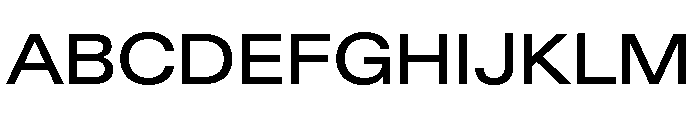 ABCDiatypeExtended Medium Font UPPERCASE