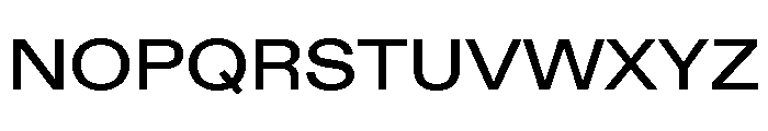 ABCDiatypeExtended Medium Font UPPERCASE