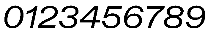 ABCDiatypeExtended RegularItalic Font OTHER CHARS