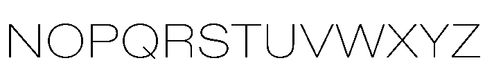 ABCDiatypeExtended Thin Font UPPERCASE