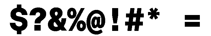 ABCDiatypeMono Black Font OTHER CHARS