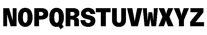 ABCDiatypeMono Black Font UPPERCASE