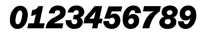 ABCDiatypeMono BlackItalic Font OTHER CHARS