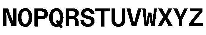 ABCDiatypeMono Bold Font UPPERCASE