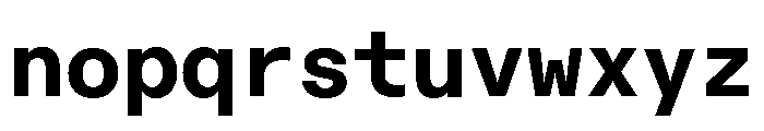 ABCDiatypeMono Heavy Font LOWERCASE