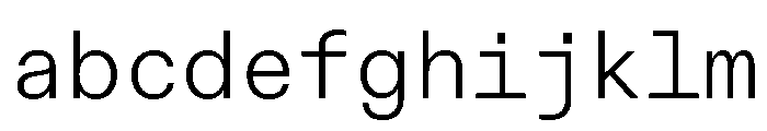 ABCDiatypeMono Light FONT