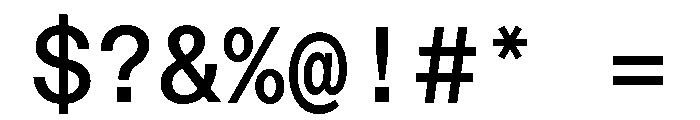 ABCDiatypeMono Medium Font OTHER CHARS