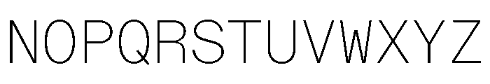 ABCDiatypeMono Thin Font UPPERCASE
