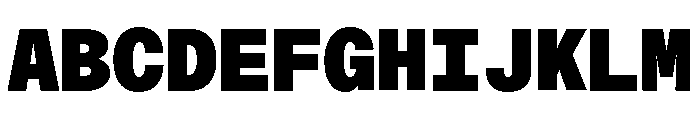 ABCDiatypeMono Ultra Font UPPERCASE