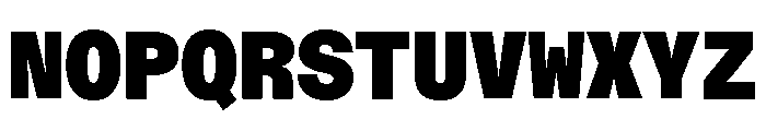ABCDiatypeMono Ultra Font UPPERCASE