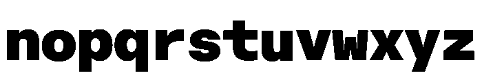ABCDiatypeMono Ultra Font LOWERCASE
