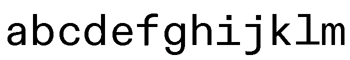 ABCDiatypeMonoWidthsVariable Regular FONT