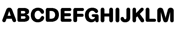 ABCDiatypeRounded Black Font UPPERCASE